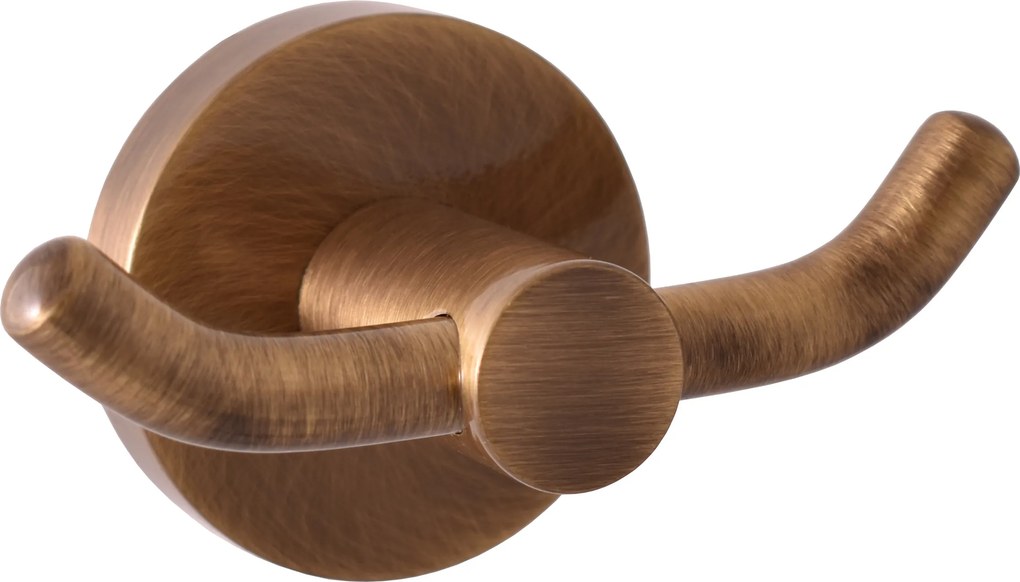 Slezák - RAV Vešiačik dvojitý COLORADO - COA0102SM, Stará mosadz (Bronz)