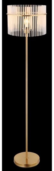 Globo 15698SM - Stojacia lampa GORLEY 1xE27/60W/230V zlatá