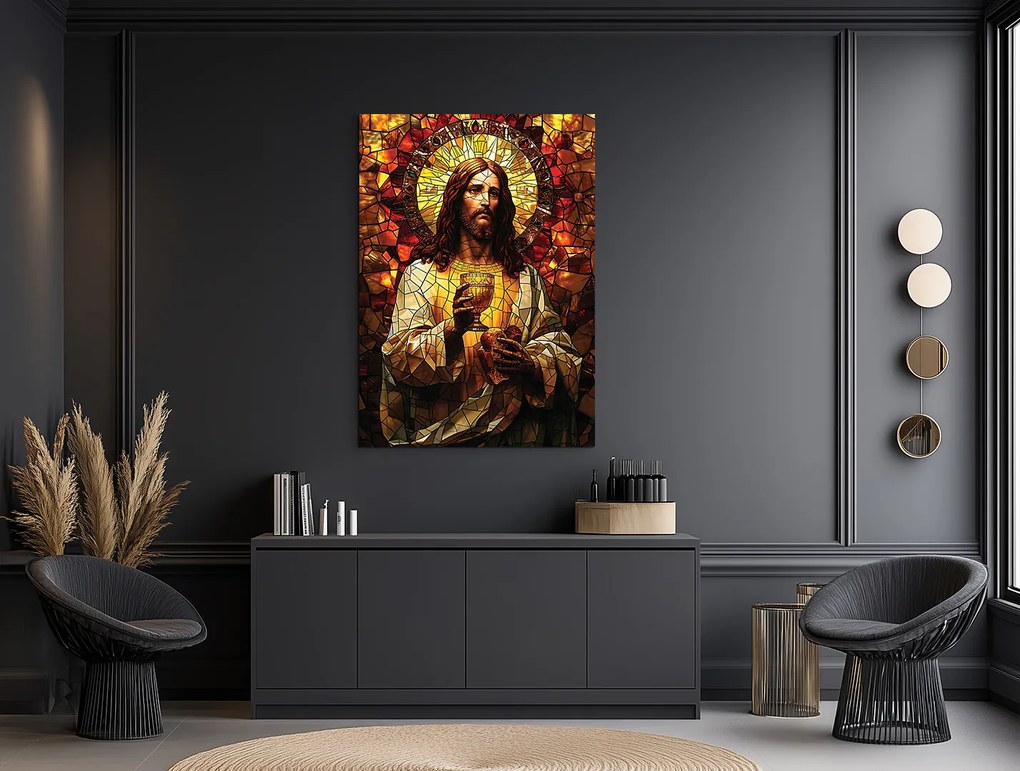 drevko | Obraz na stenu Eucharistický Kristus