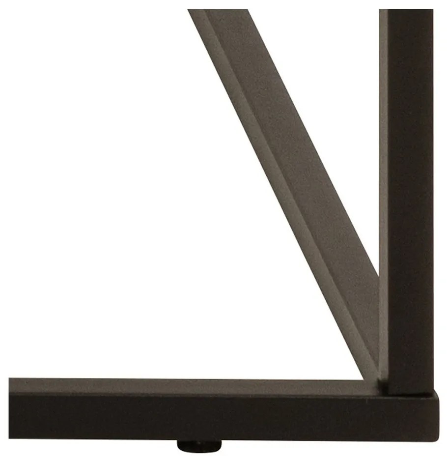 Béžový konferenčný stolík s doskou v dekore mramoru 55x110 cm Barossa – Actona