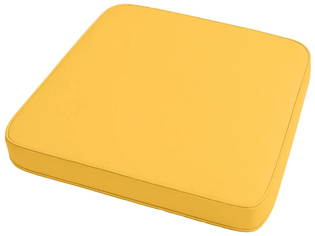 Vonkajší vankúš na stoličku VIREON 44x45 cm, horčicový