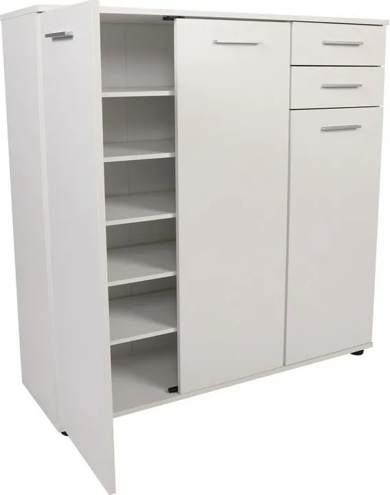 Skrinka na topánky Adre White