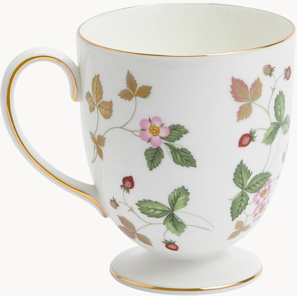 Hrnček z jemného kostného porcelánu Wild Strawberry