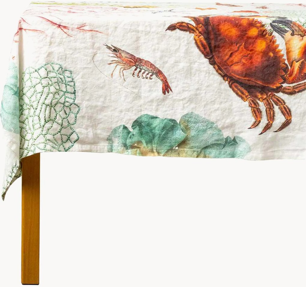 Ľanový obrus Ocean Animals
