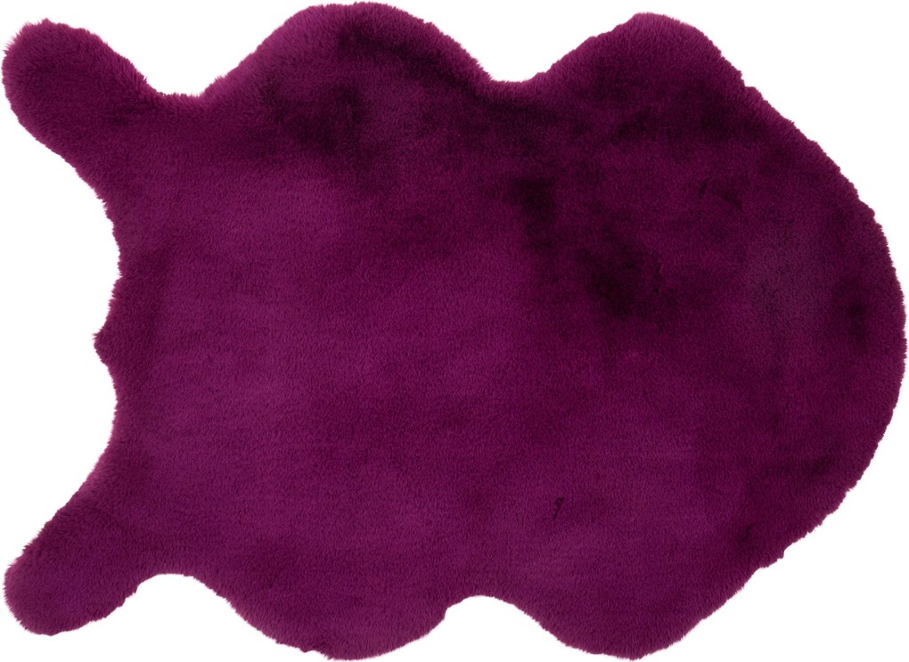 XXXLutz UMELÁ KOŽUŠINA, 55/80 cm, lila - Koberce - 003580043650
