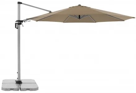 Doppler ACTIVE 370 cm - bočný záhradný slnečník s bočnou tyčou - 2. akosť (S258)
