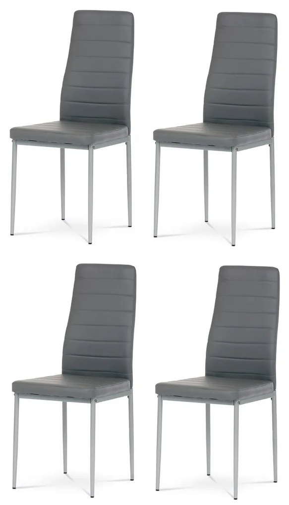 Sada jedálenských stoličiek DCL-377 GREY, 4 ks