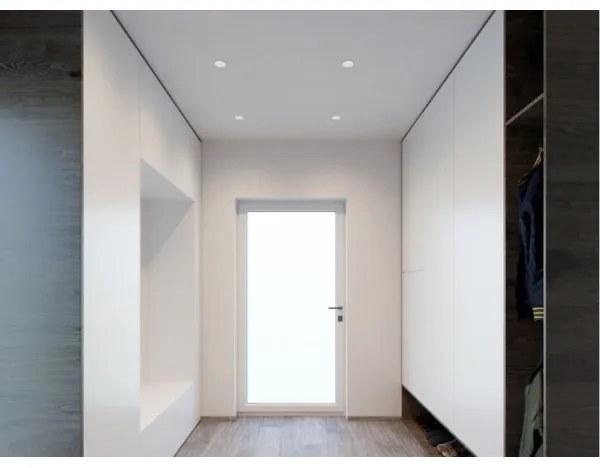 LED2 - LED Bodové zápustné svietidlo RAY LED/10W/230V biela IP44