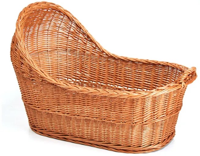 Kôš pre bábätko prútený Lapsi I.š. 90 x hl. 60 x v. 32/60(cm)