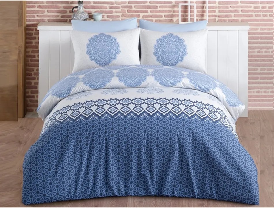 BedTex Bavlnené obliečky Trevi Blue