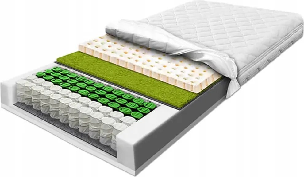 Matrac pocket 170x200 latex morská tráva 21 cm redukcia vibrácií H2