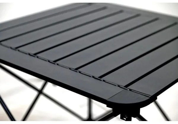 Skladací kempingový stôl 52x52cm antracit