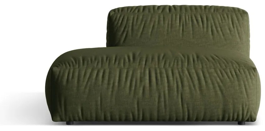 Zelený modul pohovky (ľavý roh) Martina – Micadoni Home