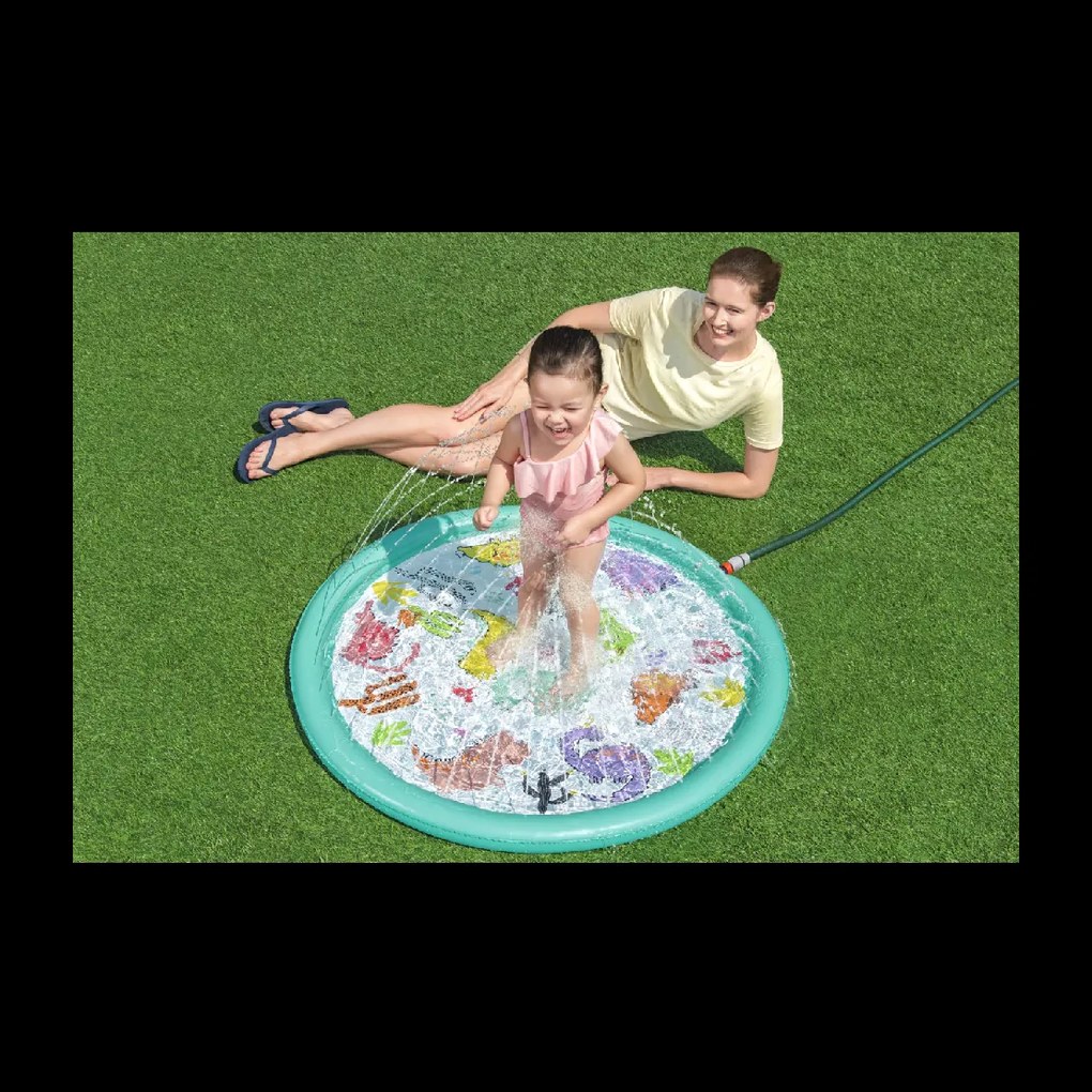 CH Nafukovacia podložka / sprchová vanička, priemer 122 cm, s fontánou