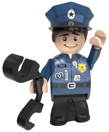 lupilu® Stavebnica Clippy L (policajná stanica) (100395513)