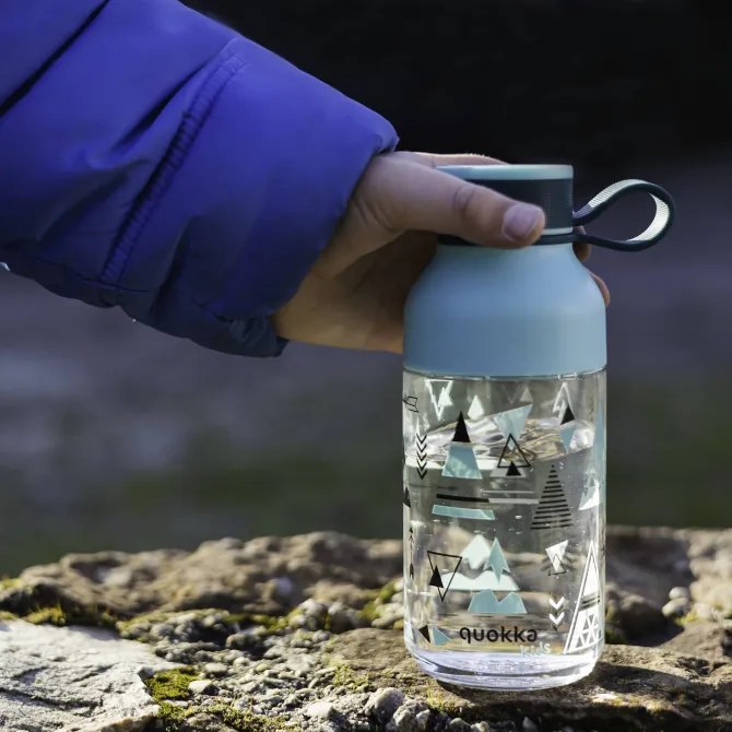 Plastová fľaša Ice Kids s pútkom Indian 430 ml