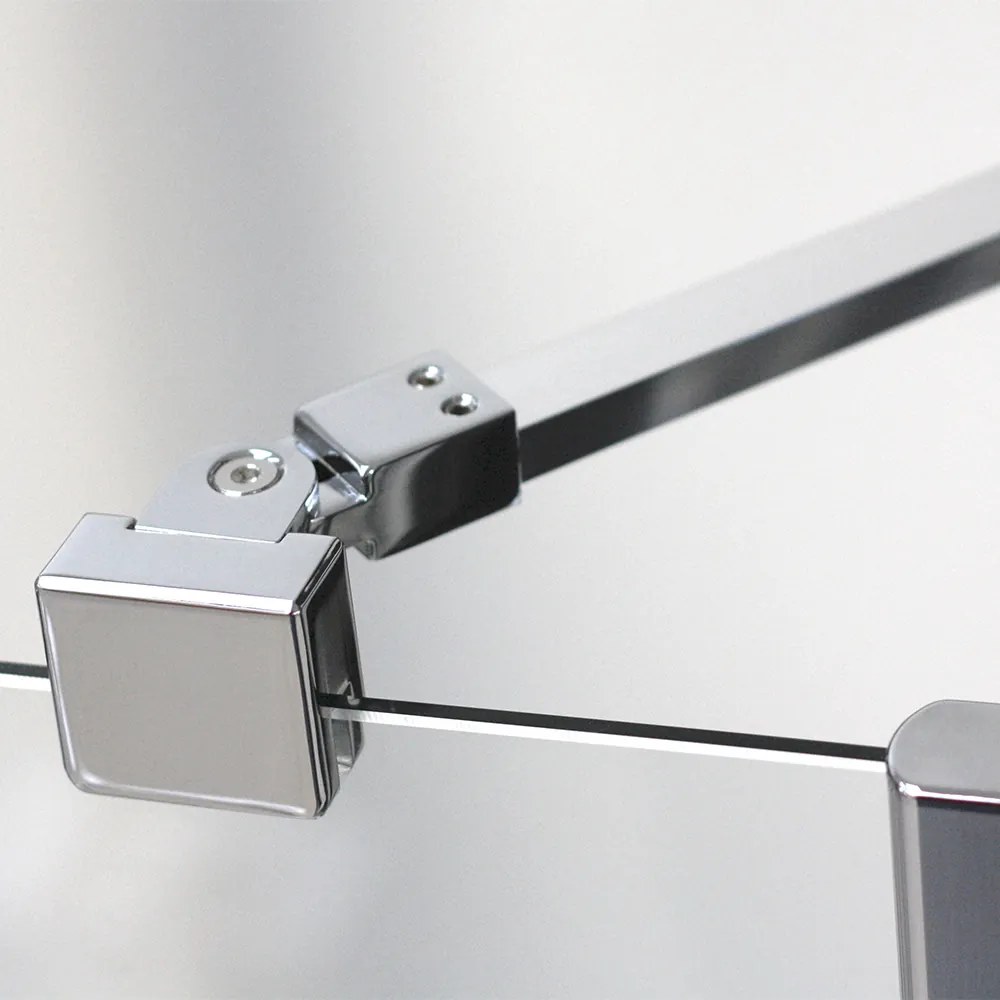 Roth Obdĺžnikový sprchový kút CI D2L(R)+CI FXP, brillant - bez vaničky ROTH-Variant: dvere: 130 cm, bocná stena: 90 cm - (CI D2L/1300_CI FXP/900), RO…