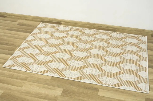 Koberec šnúrkový Berg 28354/62 Geometrický Romby krémový
