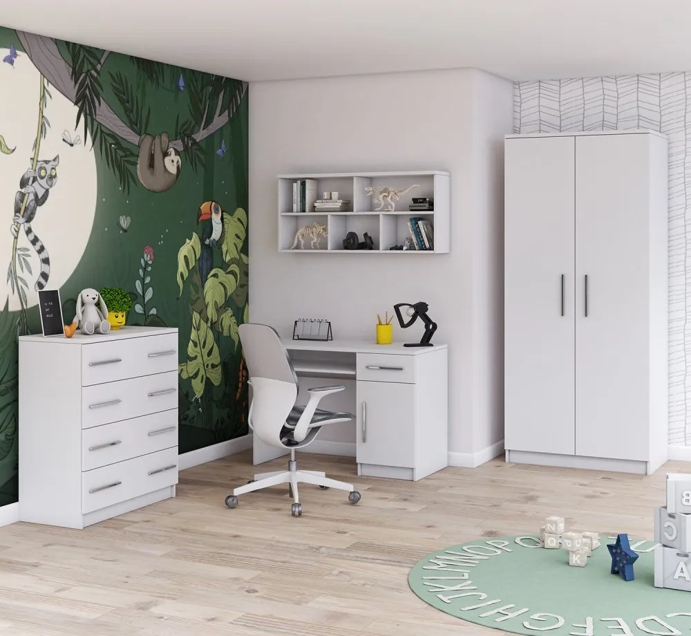 Nočný stolík ORVILLE - biely