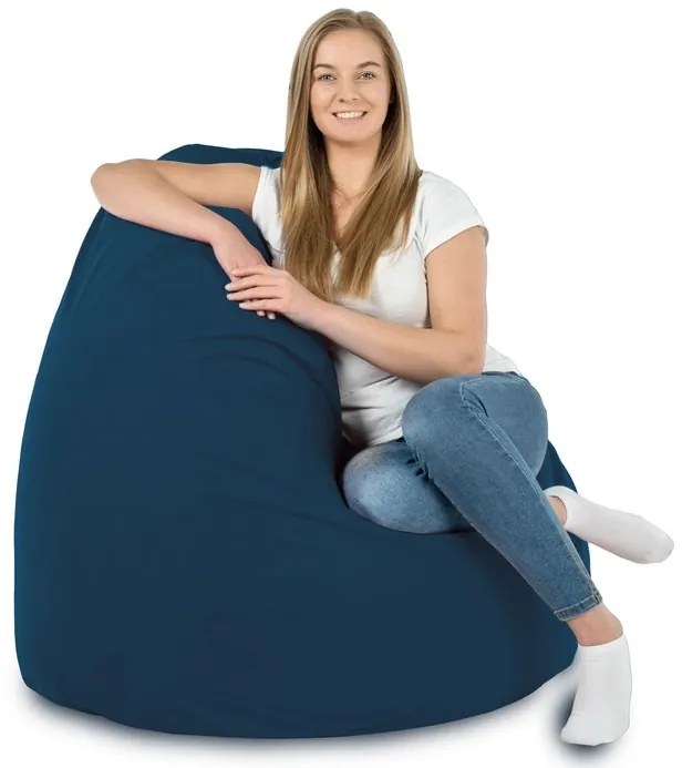 INTERMEDIC SK Sedací vak Bag Sako XXL Plyš Farba: 18. Tm. modrý