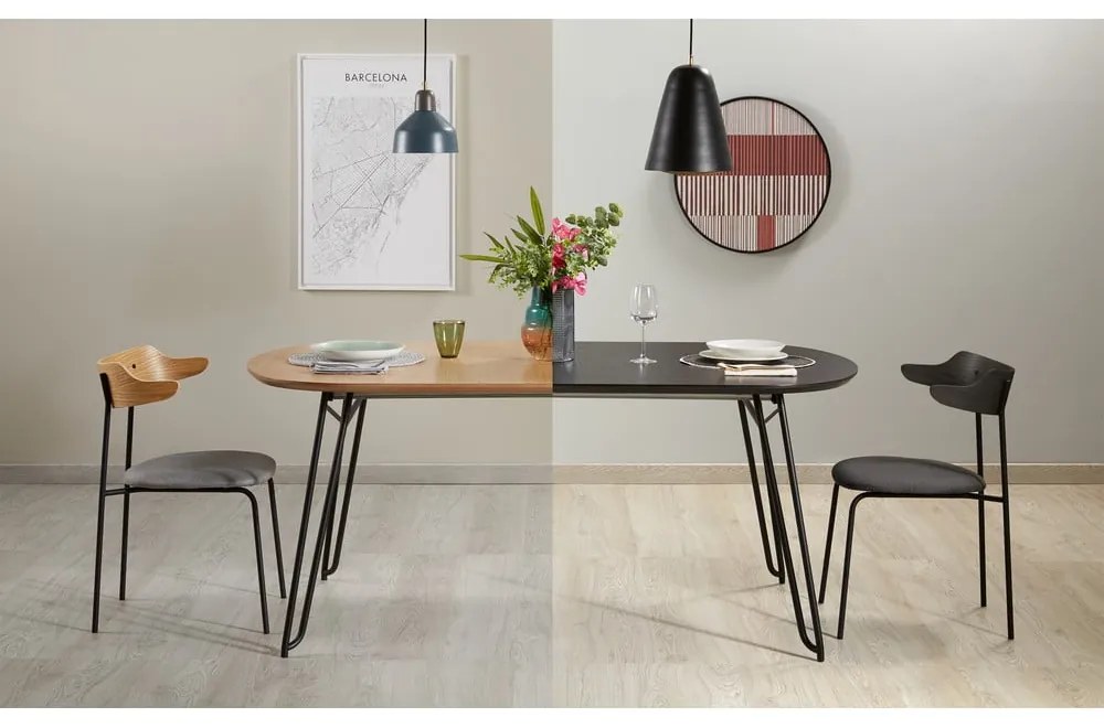 Svetlosivá jedálenská stolička Kave Home Olympia