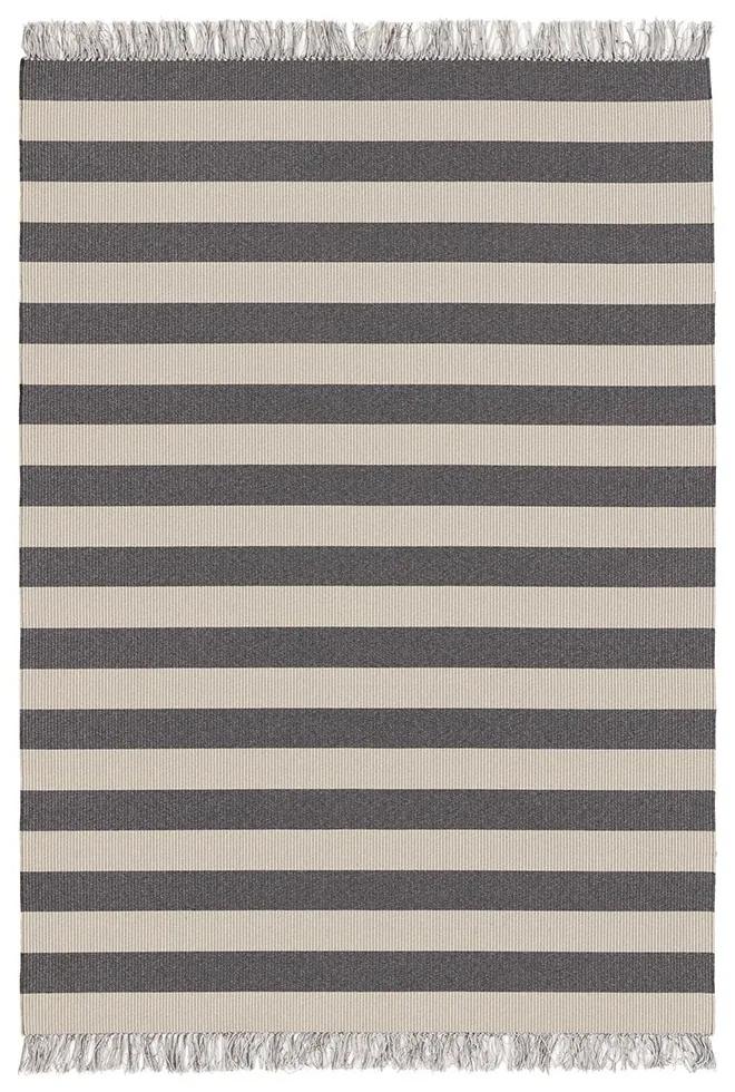Koberec Big Stripe in/out: Sivo-béžová 140x200 cm