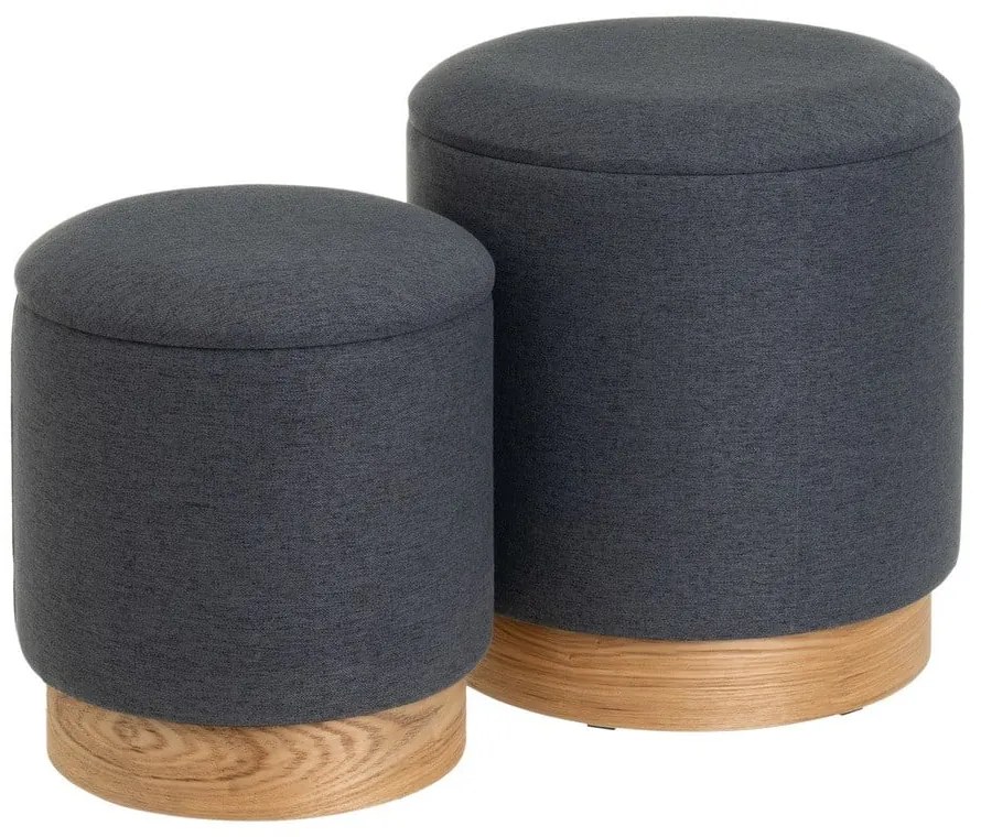 Tmavosivý taburet – Casa Selección