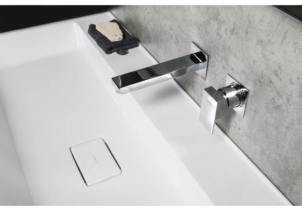 Podomietková umývadlová batéria v lesklej striebornej farbe (1 výstup) Latus – Sapho