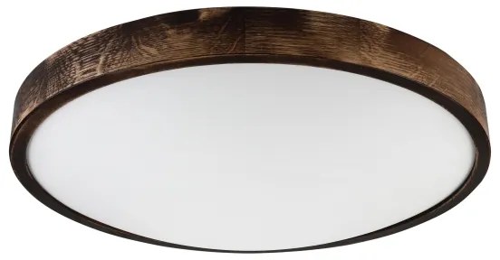 Brilagi - LED stropné svietidlo CARVALHO SLIM SMOKEY LED/36W/230V dub pr. 47,5 cm