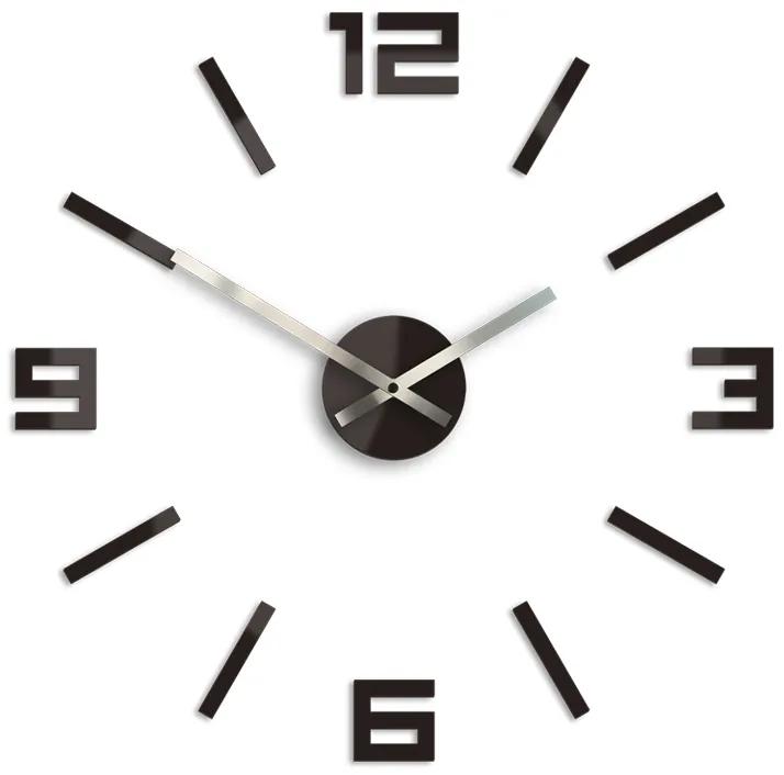 Moderné nástenné hodiny ARABIC WENGE HMCNH056-wenge