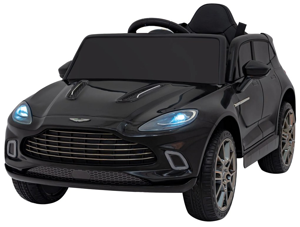 RAMIZ Elektrická autíčko  Aston Martin DBX - čierne - 4x25W- BATÉRIA - 12V7Ah - 2024