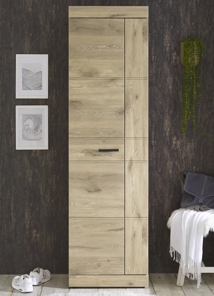 Predsieňová šatníková skriňa Barcelo, dub viking