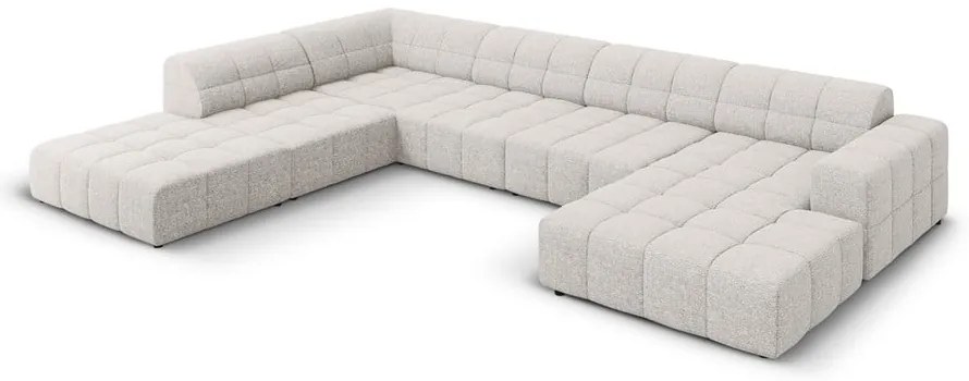 Svetlosivá rohová pohovka (ľavý roh/do "U") Chicago – Cosmopolitan Design