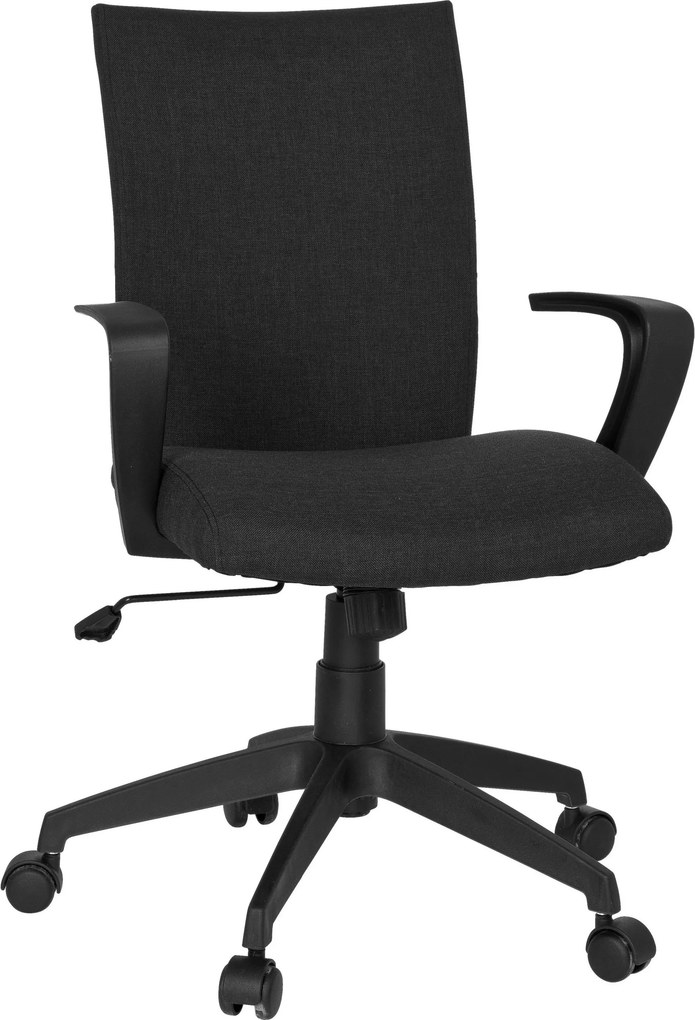 XXXLutz OTOČNÁ STOLIČKA, plochá tkanina, čierna MID.YOU - Online Only kancelárie - 001918017102