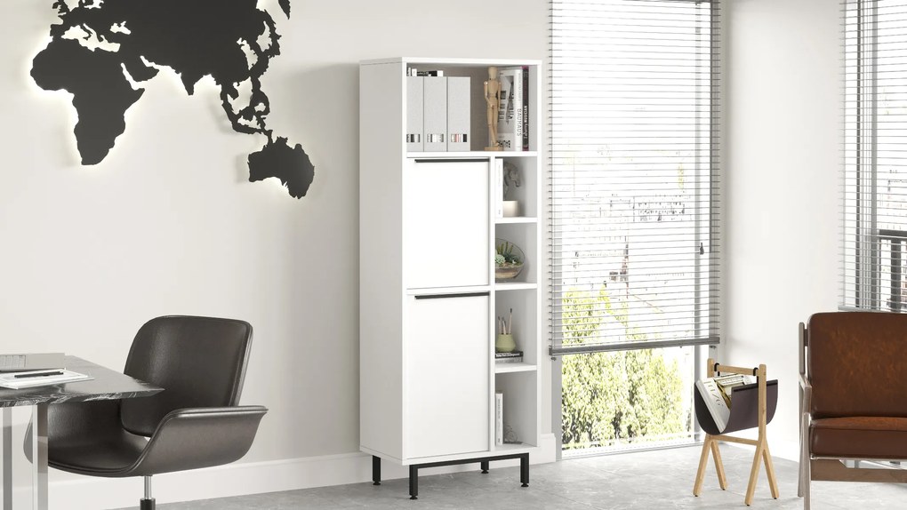 Knižnica Houseland Jade biela