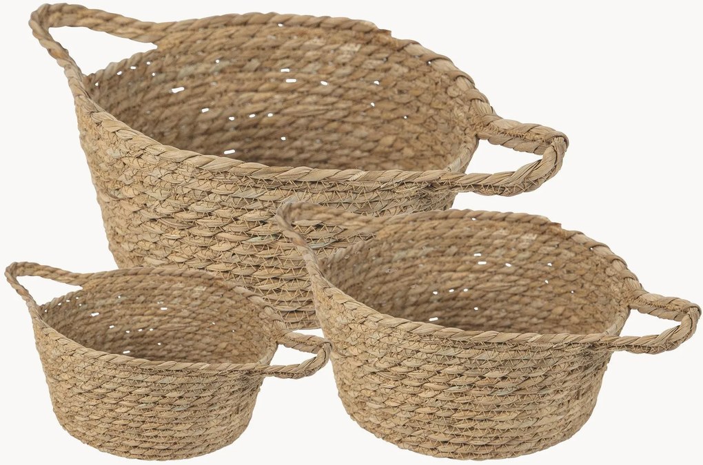 Prútené koše Natural, 3 ks