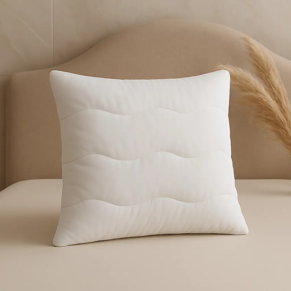 Vankúš MEDICAL – mikrovlákno, duté vlákna v guličkách, zips, prateľný na 60 °C, antialergický, slovenský výrobok Veľkosť: 40x40 cm