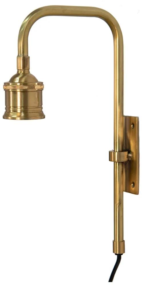 Nástenná medená antik kovová lampa - 7*15*32 cm E27/max 1*40W