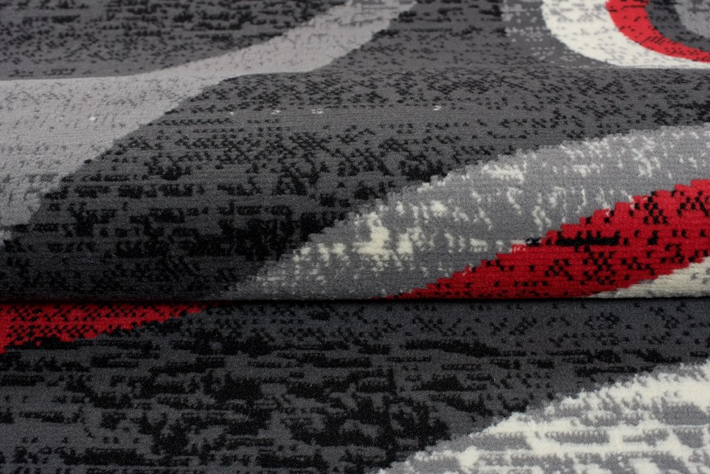 TA Koberec D317A TMAVO ŠEDÁ LACNÝ PP CRM Rozmer: 100x300 cm