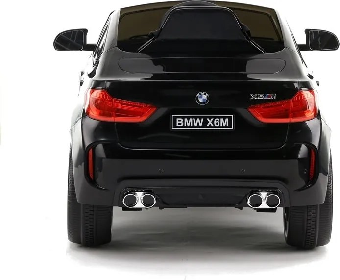 LEAN CARS Elektrické auto BMW X6 čierne lakované