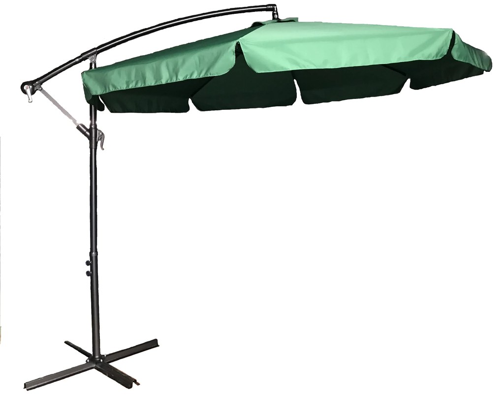 TRENDIE Záhradný slnečník Summer - zelený 300 cm