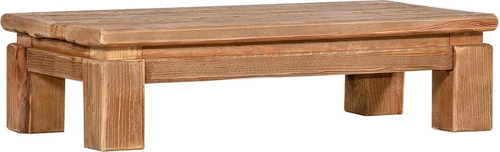 Konferenčný stolík TURTLE, 70x40x20 cm, drevený | BIANO