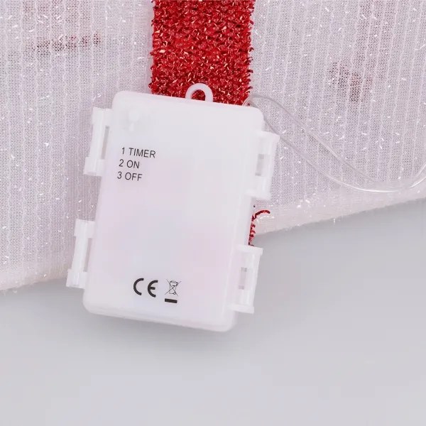 Brilagi - SADA 3× LED vonkajších vianočných dekorácií LED/2,6W/3×AA IP44 darčeky