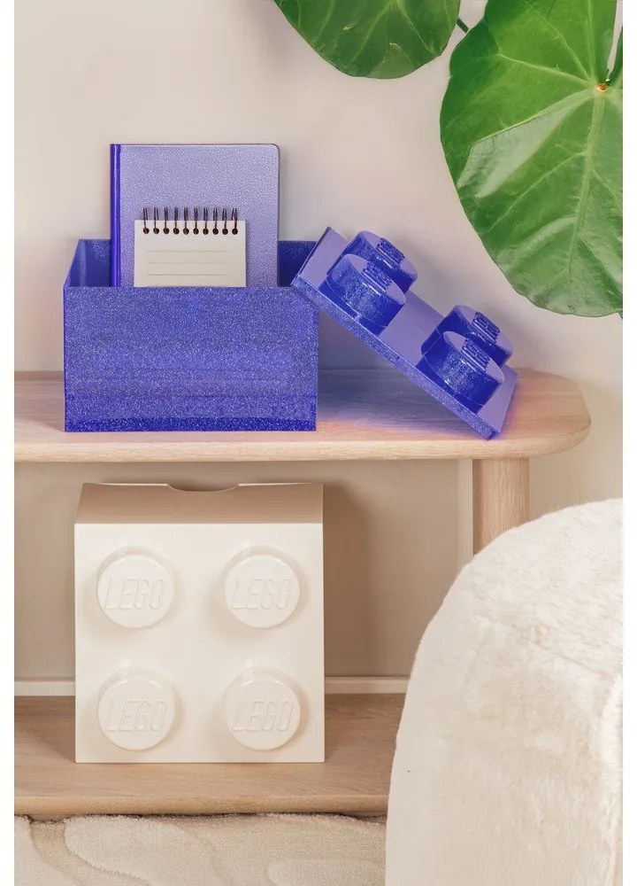 Biely úložný box štvorec LEGO®