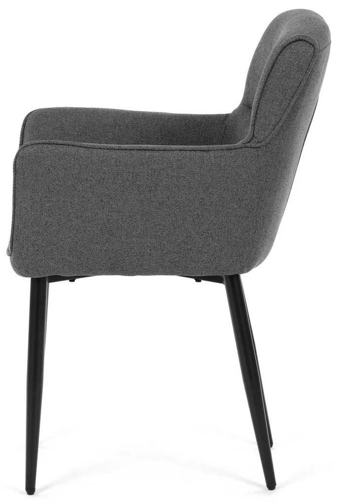 Sada jedálenských stoličiek DCH-J2159 GREY2, 2 ks
