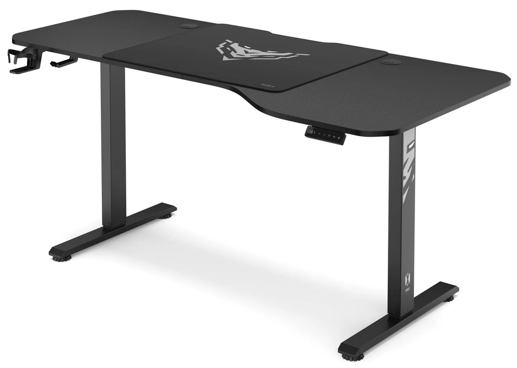 Stôl s elektricky nastaviteľnou výškou 160 cm čierny: Diablo X-Tensio 1600