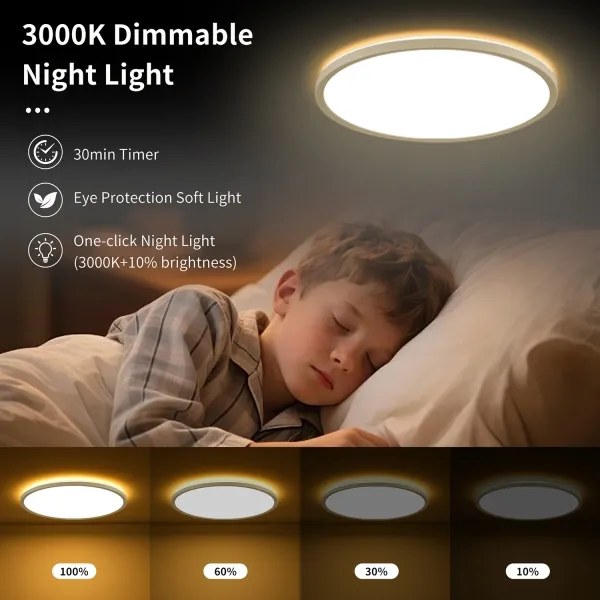 Brilagi - Stmievateľné LED svietidlo ULTRA SLIM LED/18W/230V pr. 30 cm biela + DO