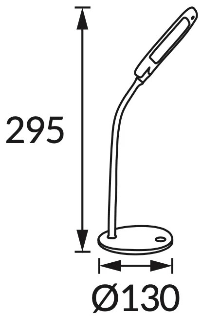 STRÜHM Stolná lampa DORI LED GREEN 2789