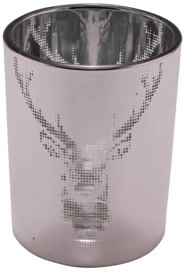 Strieborný svietnik s vianočným motívom Ego Dekor