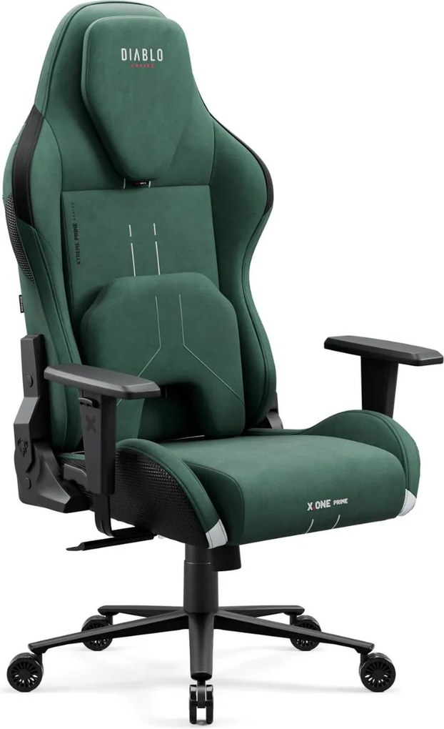 Herné kreslo s chladiacim sedadlom zelené Diablo X-One Prime Green Forest